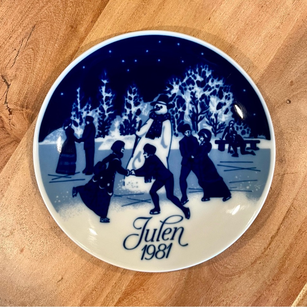 Vintage Portsgrund Christmas Plate 1981